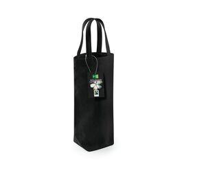 WESTFORD MILL WM620 - Fairtrade Cotton Bottle Bag Black