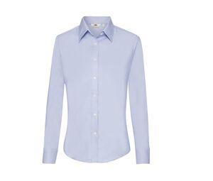 Fruit of the Loom SC401 - Lady Fit Oxford Shirt Long Sleeves Oxford Blue