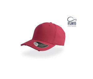 ATLANTIS AT052 - Casquette 5 pans style vintage Red