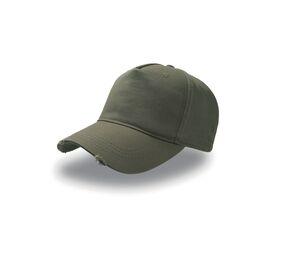 ATLANTIS AT052 - Casquette 5 pans style vintage Olive