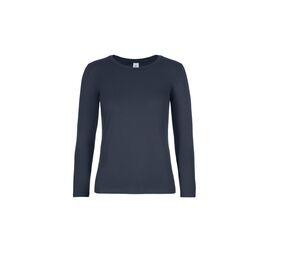 B&C BC08T - Tee-shirt femme manches longues Navy