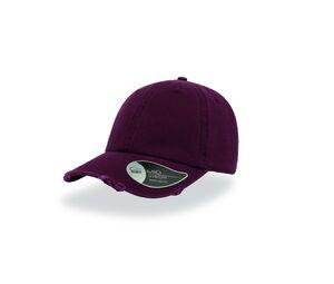 ATLANTIS AT143 - Casquette vieillie Burgundy