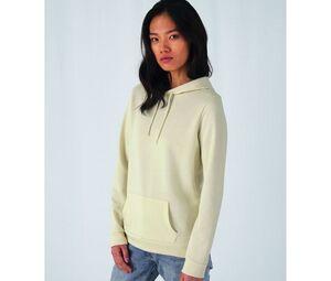 B&C BCW04W - Sweat capuche # femme Heather Grey