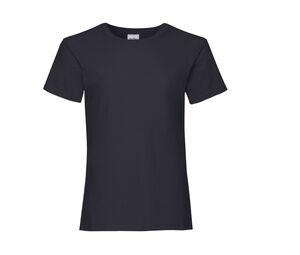 Fruit of the Loom SC229 - Girls valueweight tee Deep Navy