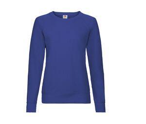 FRUIT OF THE LOOM SC361 - Lady-Fit Lightweight Raglan Sweat Royal