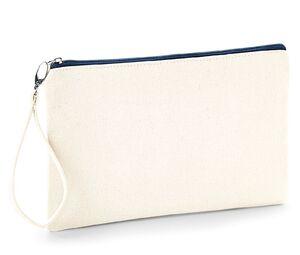 WESTFORD MILL WM520 - Petite pochette en coton canvas Natural/ Navy