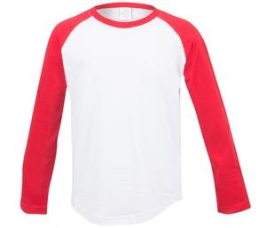 SF Mini SM271 - T-shirt baseball manches longues enfant White/Red