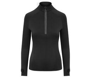 JUST COOL JC035 - T-shirt de sport femme col zippé