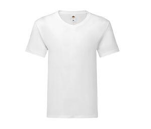 FRUIT OF THE LOOM SC154 - T-shirt homme col V White