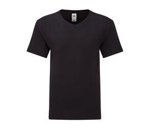 FRUIT OF THE LOOM SC154 - T-shirt homme col V Black