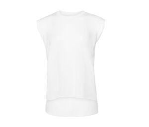 Bella+Canvas BE8804 - Women's t-shirt with rolled sleeves White