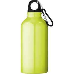 PF Concept 100002 - Oregon 400 ml aluminiumsflaske med karabinhage Neon Yellow