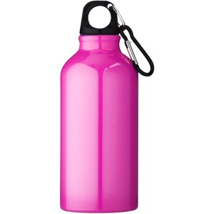 PF Concept 100002 - Oregon 400 ml aluminiumsflaske med karabinhage Neon Pink