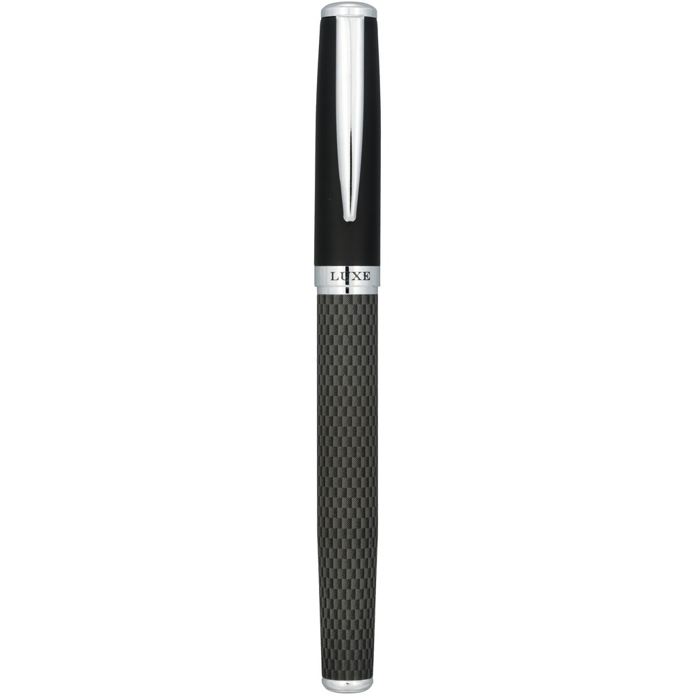 Luxe 107110 - Carbon dobbelt gavesæt med penne og pose