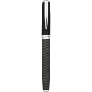 Luxe 107110 - Carbon dobbelt gavesæt med penne og pose Solid Black