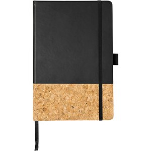 JournalBooks 107320 - Evora A5-notesbog af kork og PU Solid Black
