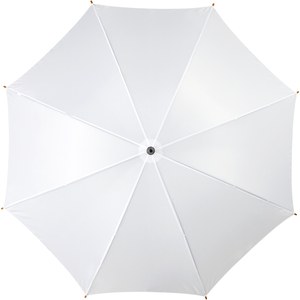 PF Concept 109048 - Kyle 23" paraply med automatisk åbning og træskaft og -håndtag White