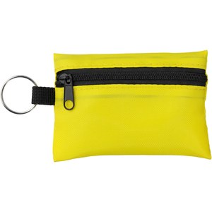 PF Concept 122009 - Valdemar nøgleringspose med førstehjælpssæt med 16 dele Yellow