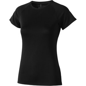 Elevate Life 39011 - Niagara kortærmet cool fit t-shirt til kvinder Solid Black