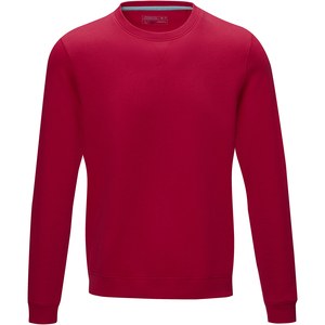 Elevate NXT 37512 - Jasper GOTS økologisk sweater med rund hals til mænd fremstillet af genanvendt materiale Red