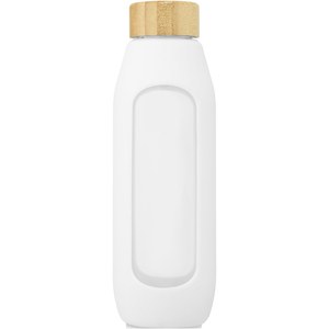 PF Concept 100666 - Tidan 600 ml drikkeflaske i borosilikatglas med silikonegreb White