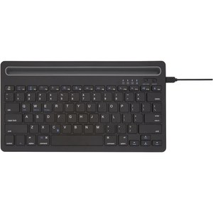 Tekiō® 124217 - Hybrid tastatur til flere enheder med stativ Solid Black