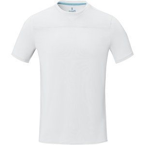 Elevate NXT 37522 - Borax kortærmet cool fit T-shirt med V-hals i genanvendt GRS til mænd White