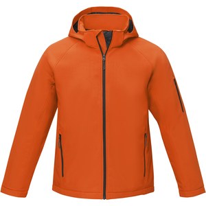 Elevate Essentials 38338 - Notus softshell jakke fremstillet af genanvendte materialer til mænd Orange