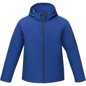 Elevate Essentials 38338 - Notus softshell jakke fremstillet af genanvendte materialer til mænd Pool Blue