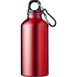 PF Concept 100738 - Oregon 400 ml RCS certificeret genvundet  aluminiumsflaske med karabinhage Red