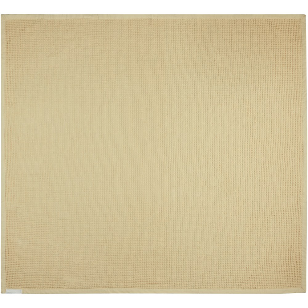 Seasons 113337 - Abele 150 x 140 cm vaffelvævet tæppe af bomuld