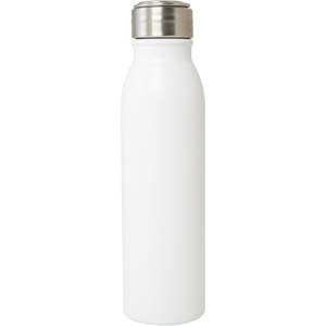 PF Concept 100792 - Harper 700 ml RCS certificeret vandflaske i rustfrit stål med metalloop White
