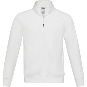 Elevate NXT 37540 - Galena unisex Aware™ sweater med fuld lynlås i genvundet materiale White