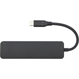 PF Concept 124368 - Loop RCS multimedie adapter USB 2.0-3.0 af genvundet plast med HDMI port Solid Black