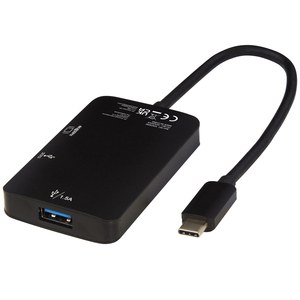 Tekiō® 124230 - ADAPT Type-C multi adapter af aluminium (USB-A/Type-C/HDMI)