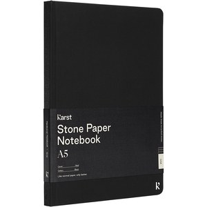 Karst® 107798 - Karst® A5 hardcover notesbog i stenpapir — kvadratisk