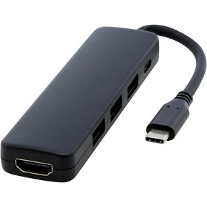 PF Concept 124368 - Loop RCS multimedie adapter USB 2.0-3.0 af genvundet plast med HDMI port